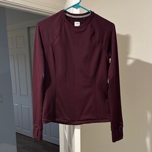 Prana Women's Ice Flow Crew Neck - Burgundy